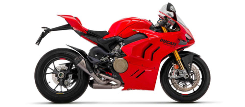 Arrow 71162PK Kit Terminali Works Titanio Racing (Dx+Sx) + Raccordi 1:1 Titanio – Ducati Panigale V4 - Moon Bike - Vista 1