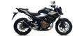 Terminale Pro-Race nichrom Dark per Honda CB 500 F 2019/2020 - Arrow (71901PRN)