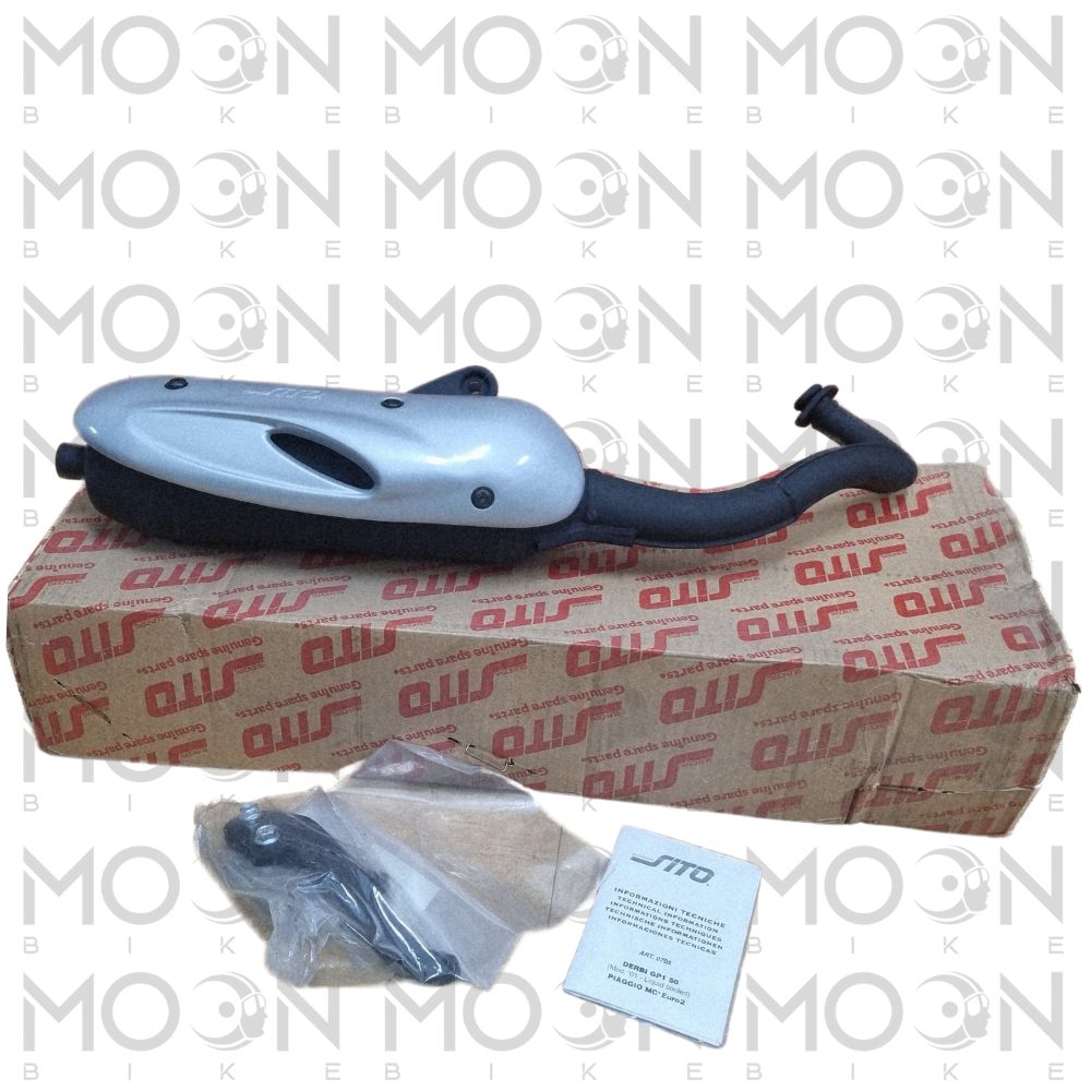 Marmitta Scarico SITO 0705 Derbi GP1 50 Liquid Cooled Omologata LeoVince