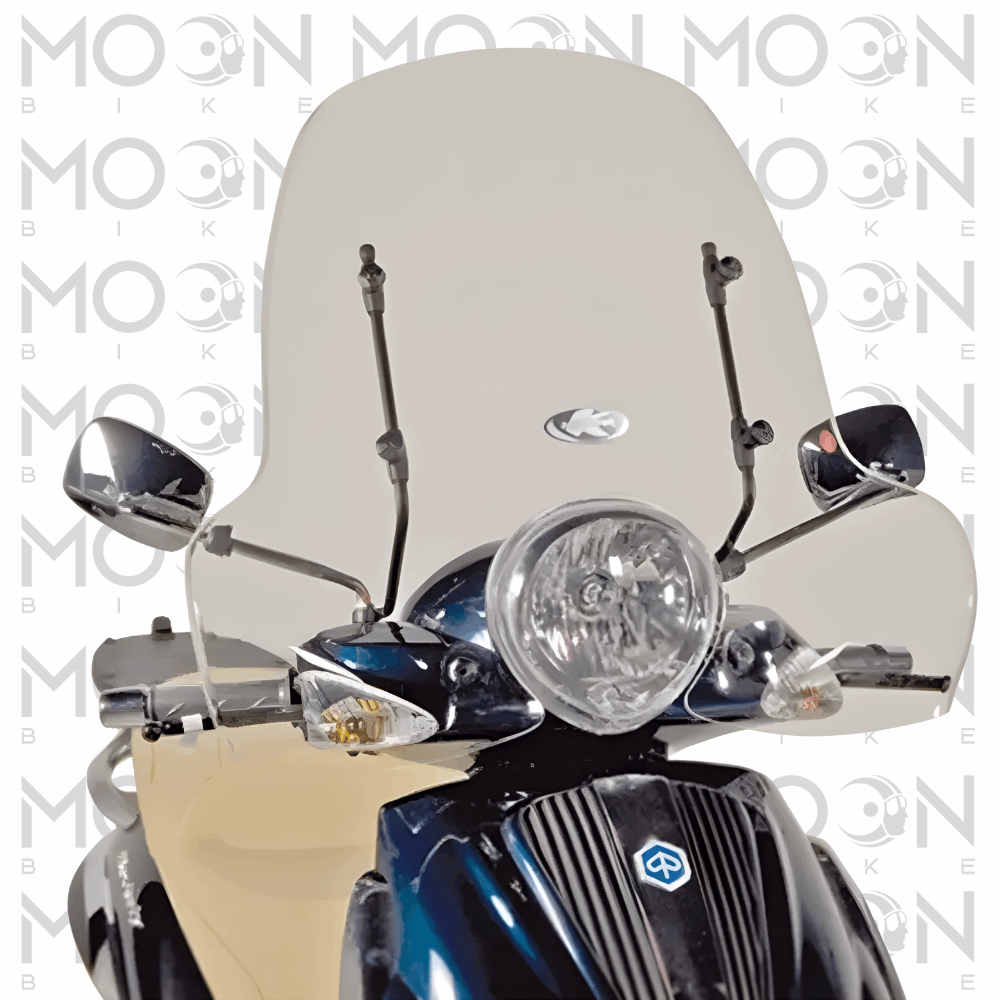 Parabrezza Kappa 103AK Trasparente 43,5x70cm per Piaggio Beverly 500 (2003-2007)