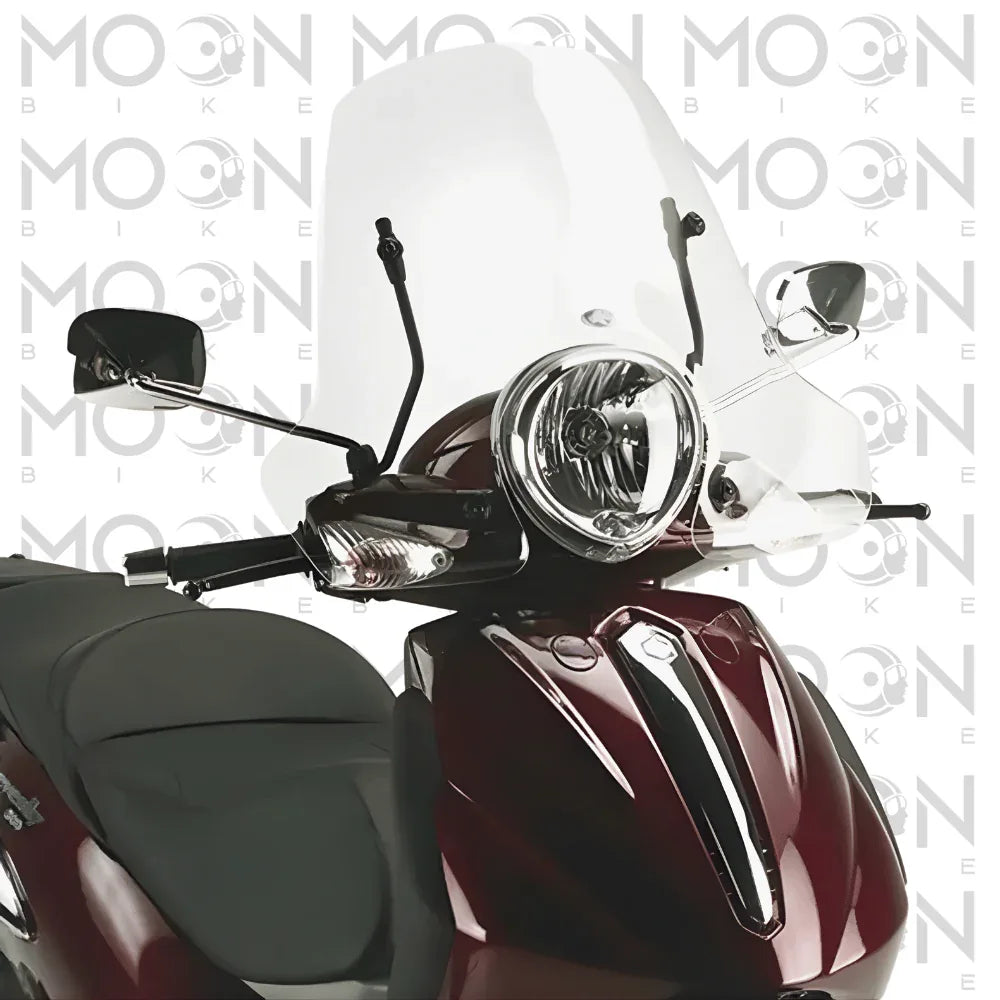 Parabrezza Kappa 106AK Trasparente 32x61,5cm per Piaggio Beverly 500 (2003-2007)