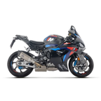 BMW M 1000 RR con livrea M, vista laterale sinistra — immagine di gamma Arrow