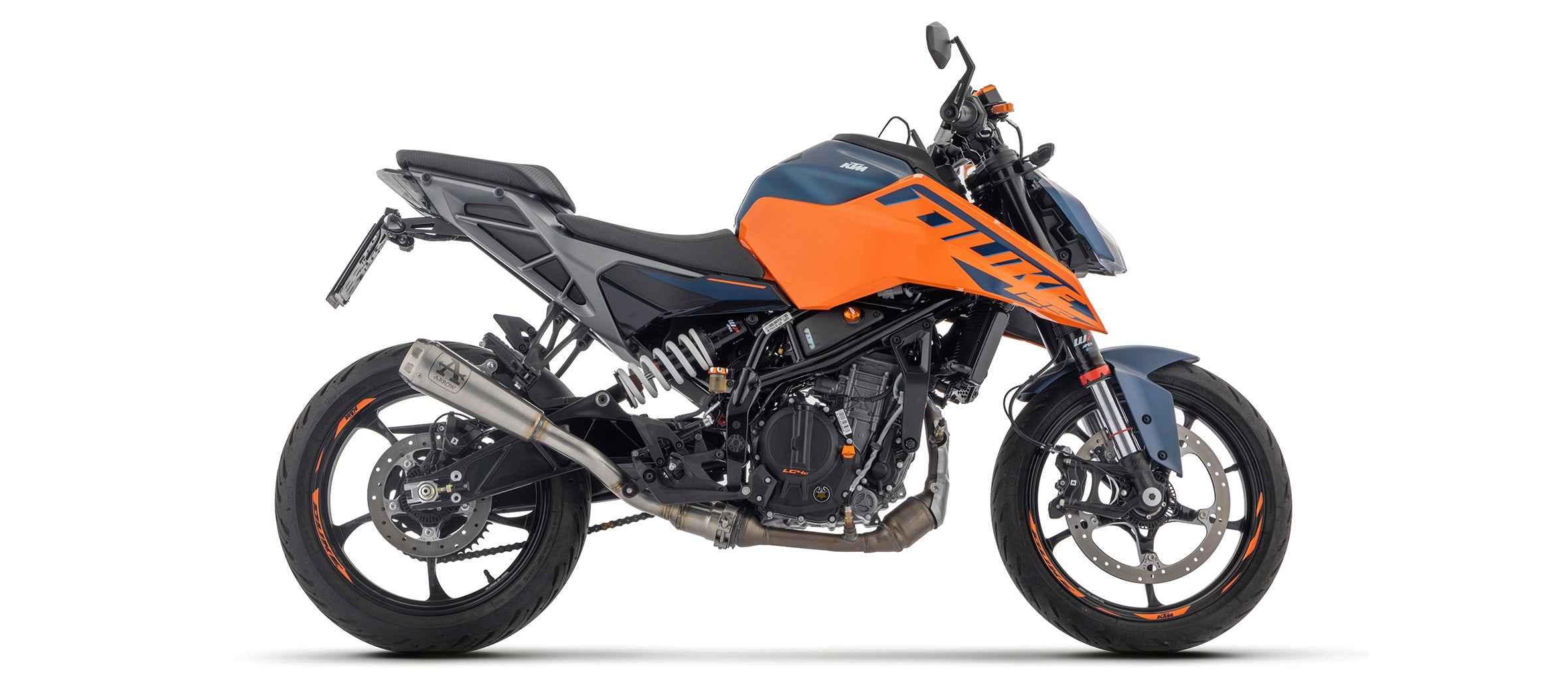 Terminale Pro-Race nichrom per KTM DUKE 125 2024/2026 - Arrow (71972PRI)