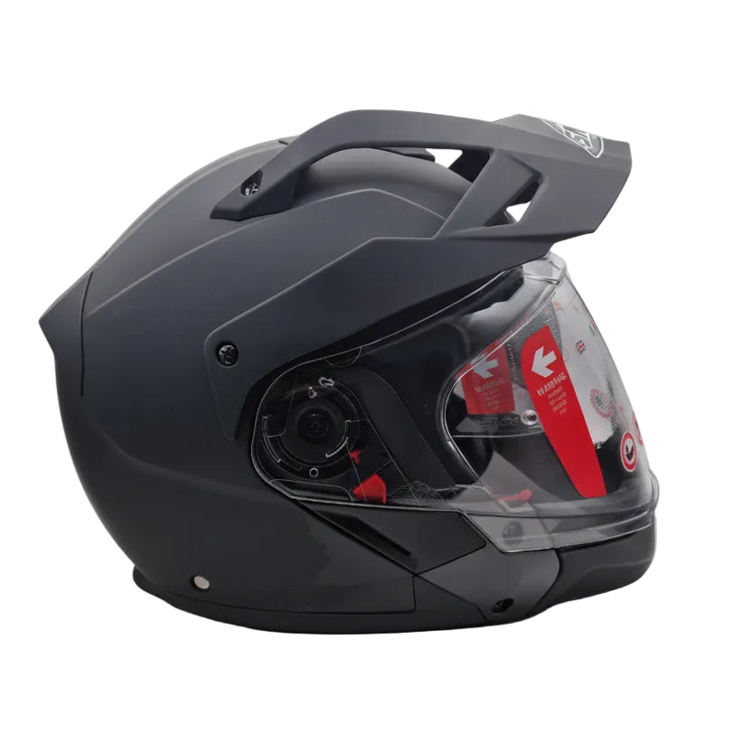 SMK Hybrid EVO Matt Black – 5-in-1 Dual Homologation P/J Modular Helmet ECE 22.05