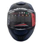 SMK Gullwing Solid Casco Modulare Blu Opaco – ECE 22.06 Doppia P/J Pinlock Ready