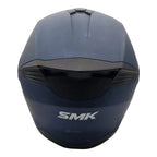 SMK Gullwing Solid Casco Modulare Blu Opaco – ECE 22.06 Doppia P/J Pinlock Ready
