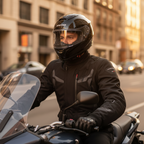 Macna Impact-Pro Giacca Moto Uomo Nero – Laminata Impermeabile Raintex DL CE - Moon Bike - Vista 7