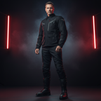 Macna Impact-Pro Giacca Moto Uomo Nero – Laminata Impermeabile Raintex DL CE - Moon Bike - Vista 6
