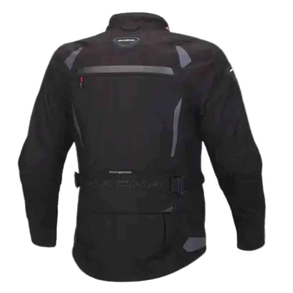 Macna Impact-Pro Men's Motorcycle Jacket Black – Laminated Waterproof Raintex DL CE