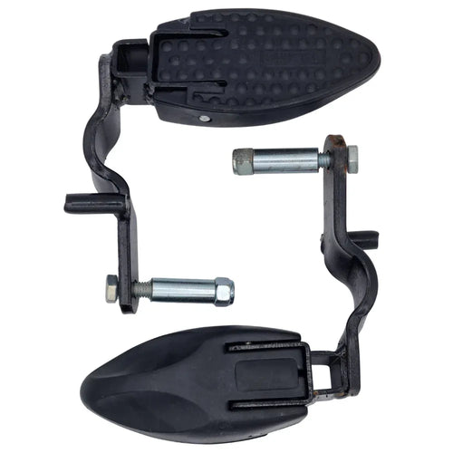 Dieffe Dieffe F000708 Coppia Poggiapiedi Posteriori Passeggero – Piaggio Free 50/100 (1992-2002) Nero Controlli per veicoli a motore - Moon Bike - Vista 1