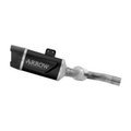 Terminale Arrow 77502AKN Indy Race EVO in alluminio Dark con fondello in carbonio e raccordo inox