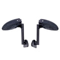 Isotta Isotta A9116 Coppia Pedalini Passeggero – MBK Flipper / Yamaha Why 50 (1998-2013) Nero Pedali - Moon Bike - Vista 1