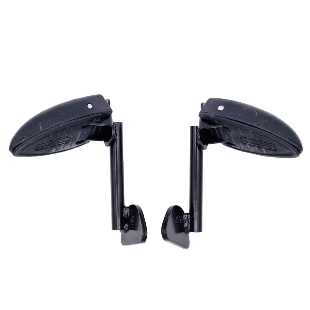 Isotta Isotta A9116 Coppia Pedalini Passeggero – MBK Flipper / Yamaha Why 50 (1998-2013) Nero Pedali - Moon Bike - Vista 1