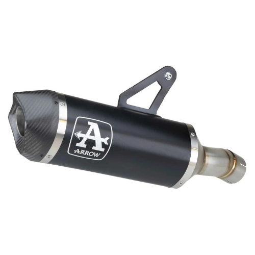 Terminale Arrow 71926AKN Race-Tech con corpo in alluminio Dark, fondello in carbonio e raccordo inox saldato per BMW S 1000 XR 2020-2023