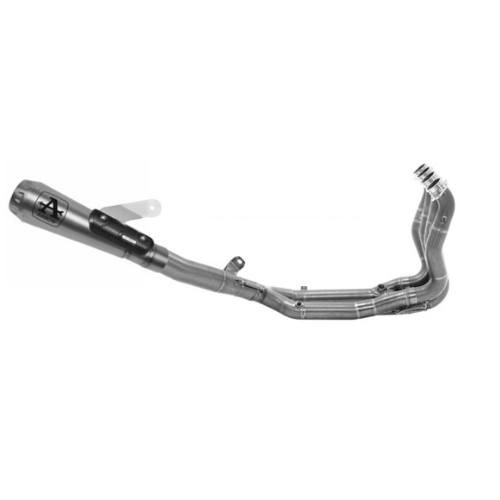 Kit di scarico completo Arrow 71100CPR Competition EVO full titanio per BMW S 1000 R 2021-2024: collettori, raccordo e silenziatore Pro-Race con fondello in titanio