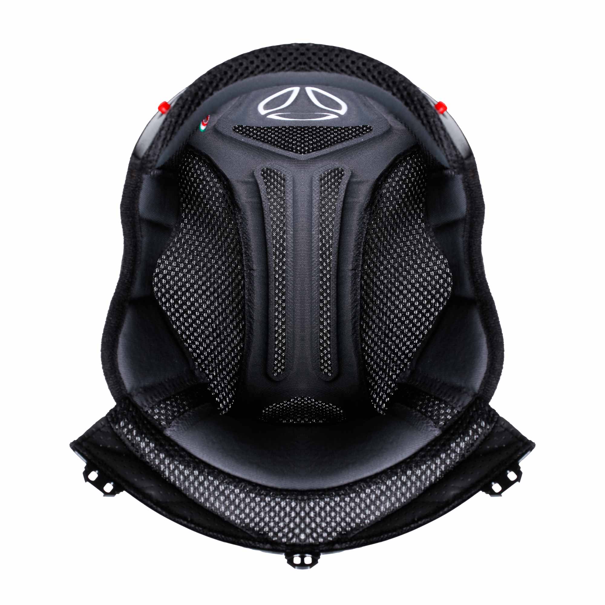 Cuffia interna crown pad Momo Design ricambio FGTR EVO Classic E2206 nero grigio