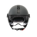 Casco Momo Design FGTR Classic Grigio Opaco Nero - vista principale