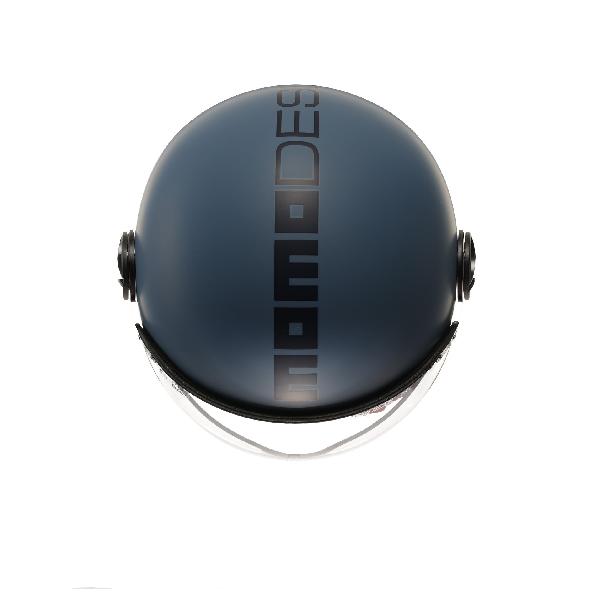 Casco Momo Design FGTR Classic Dusty Blue Opaco - dettaglio visiera