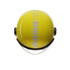 Casco Momo Design FGTR Classic Candy Giallo Bianco - dettaglio visiera