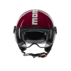 Casco Momo Design FGTR Classic Candy Viola Bianco - vista principale