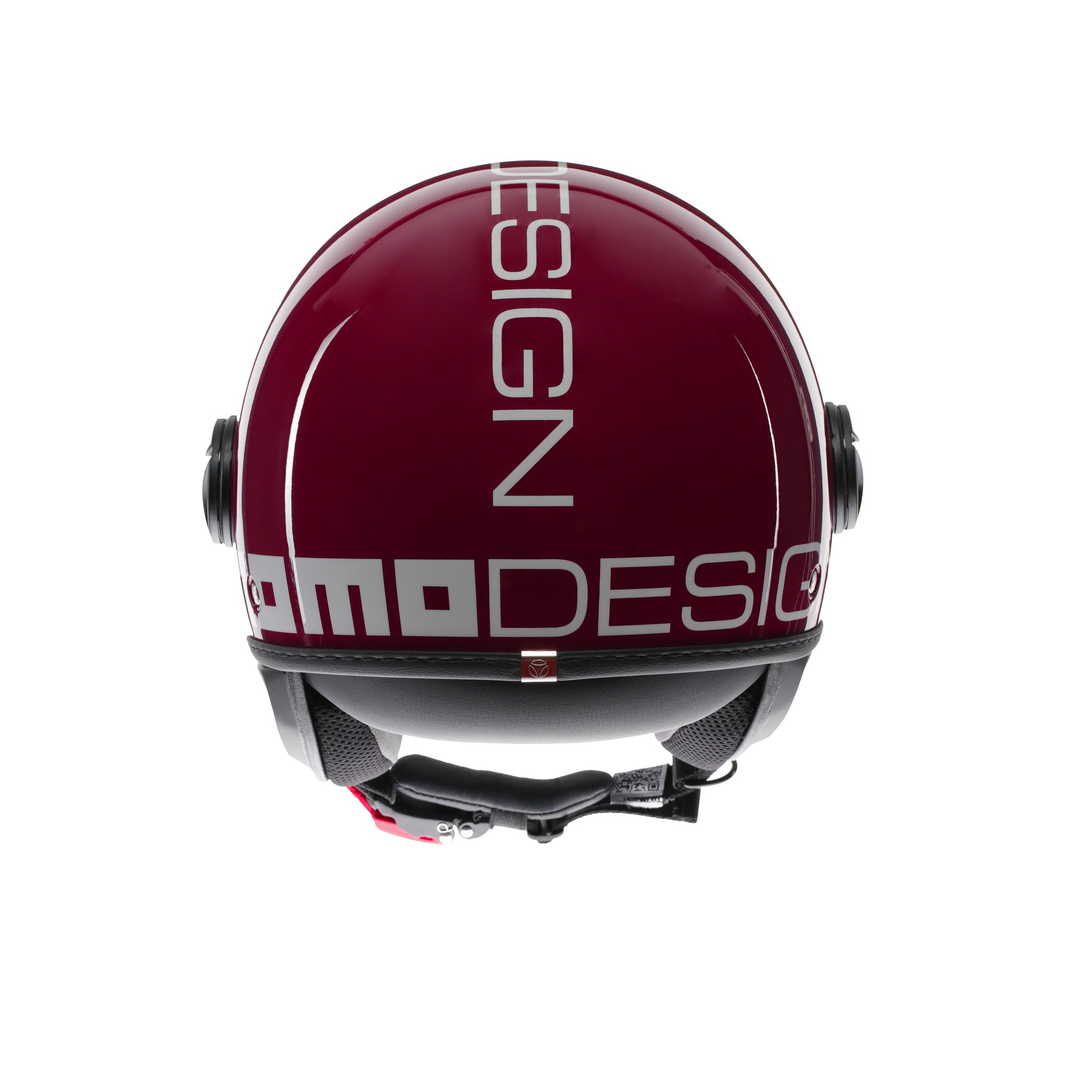 Casco Momo Design FGTR Classic Candy Viola Bianco - dettaglio