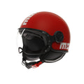 Casco Jet Momo Design FGTR Classic Candy E2206 Rosso Opaco Bianco – Moto Scooter - Moon Bike - Vista 2