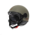 Momo Design FGTR Classic Flip Casco Jet Verde Opaco Bronzo – ECE 22.06 - Moon Bike - Vista 1