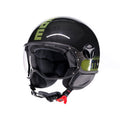 Momo Design FGTR Classic Stripes E2206 Nero Glitter Giallo Fluo - vista laterale