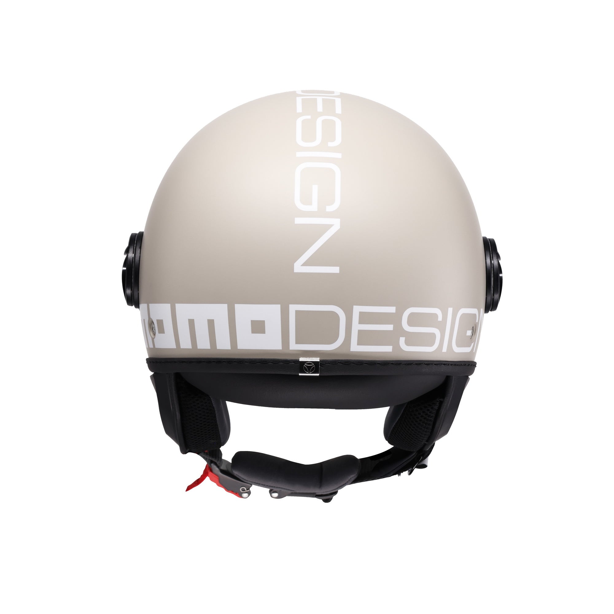 Casco Momo Design FGTR Classic Candy Malted Milk Bianco - dettaglio