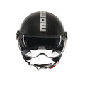Casco Momo Design FGTR EVO Nero Opaco Argento - vista principale
