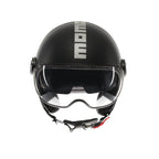 Casco Momo Design FGTR EVO Nero Opaco Argento - vista principale