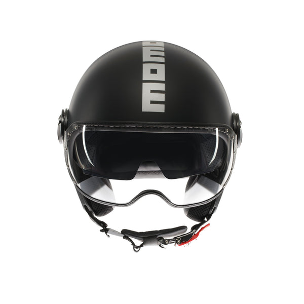 Casco Momo Design FGTR EVO Nero Opaco Argento - vista principale