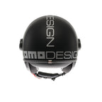 Casco Momo Design FGTR EVO Nero Opaco Argento - dettaglio visierino solare