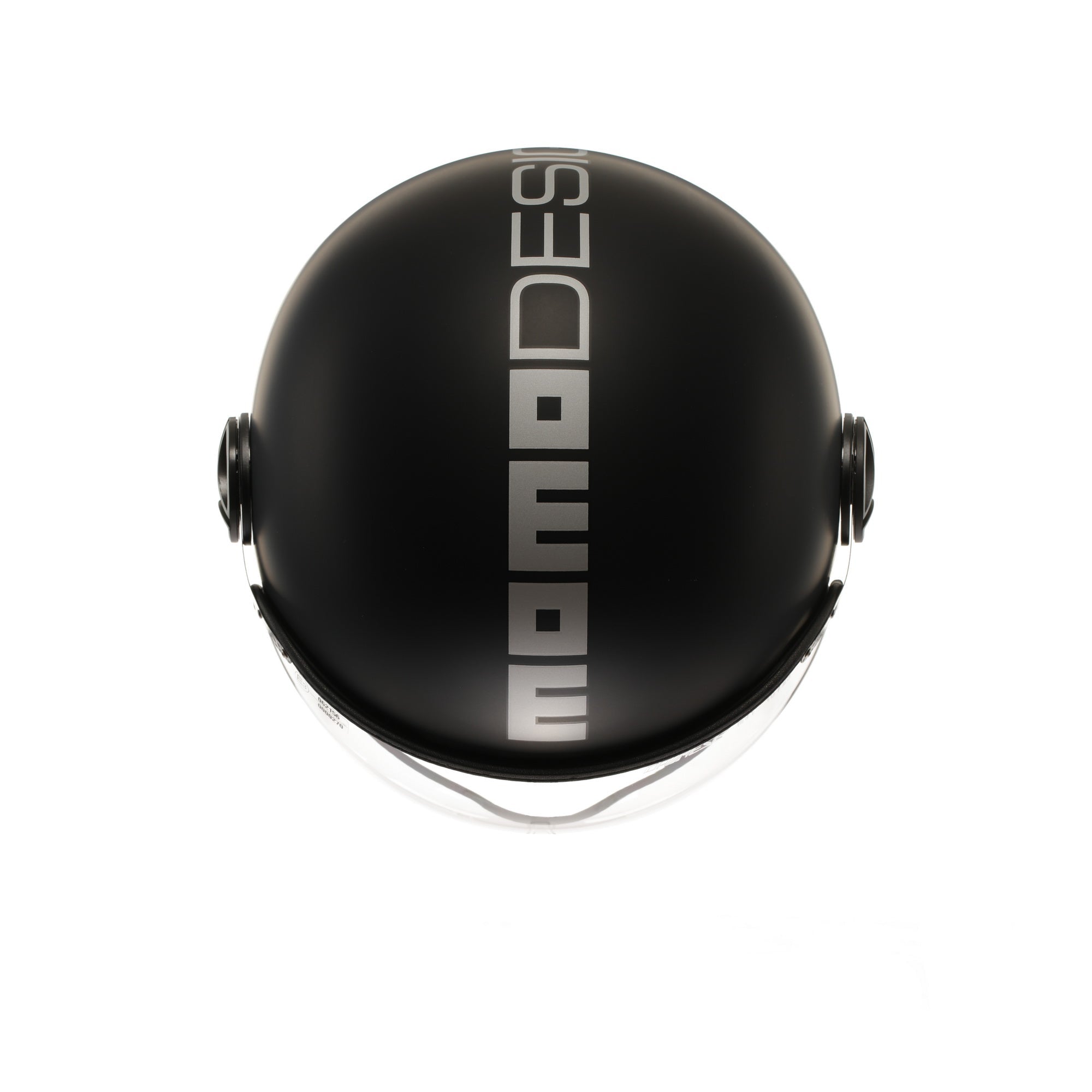 Casco Momo Design FGTR EVO Nero Opaco Argento - dettaglio