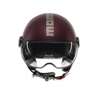 Casco Momo Design FGTR EVO Amarena Opaco Silver - vista principale