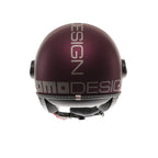 Casco Momo Design FGTR EVO Amarena Opaco Silver - dettaglio visierino solare