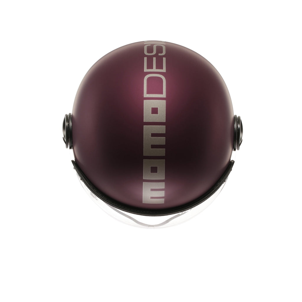 Casco Momo Design FGTR EVO Amarena Opaco Silver - dettaglio