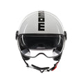 Casco Momo Design FGTR EVO Bianco Quarzo Nero - vista principale