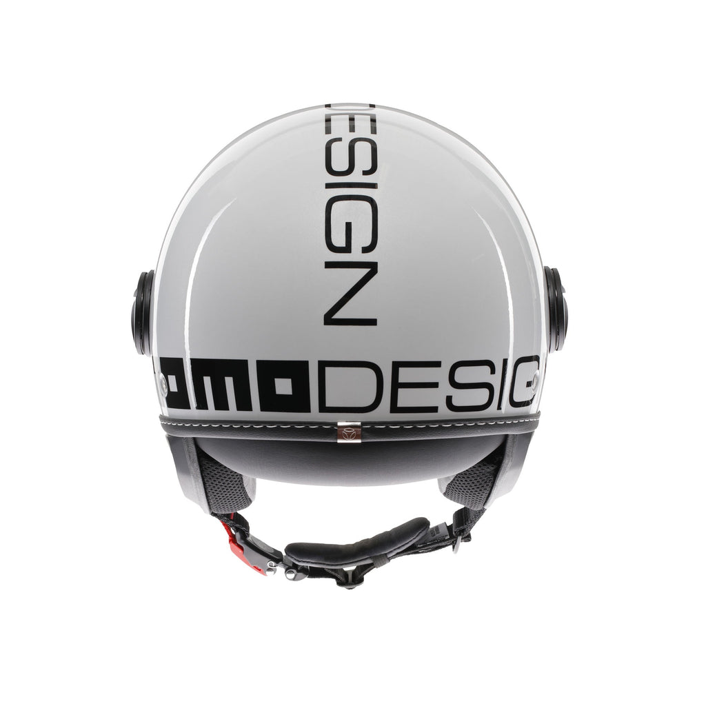 Casco Momo Design FGTR EVO Bianco Quarzo Nero - dettaglio visierino solare