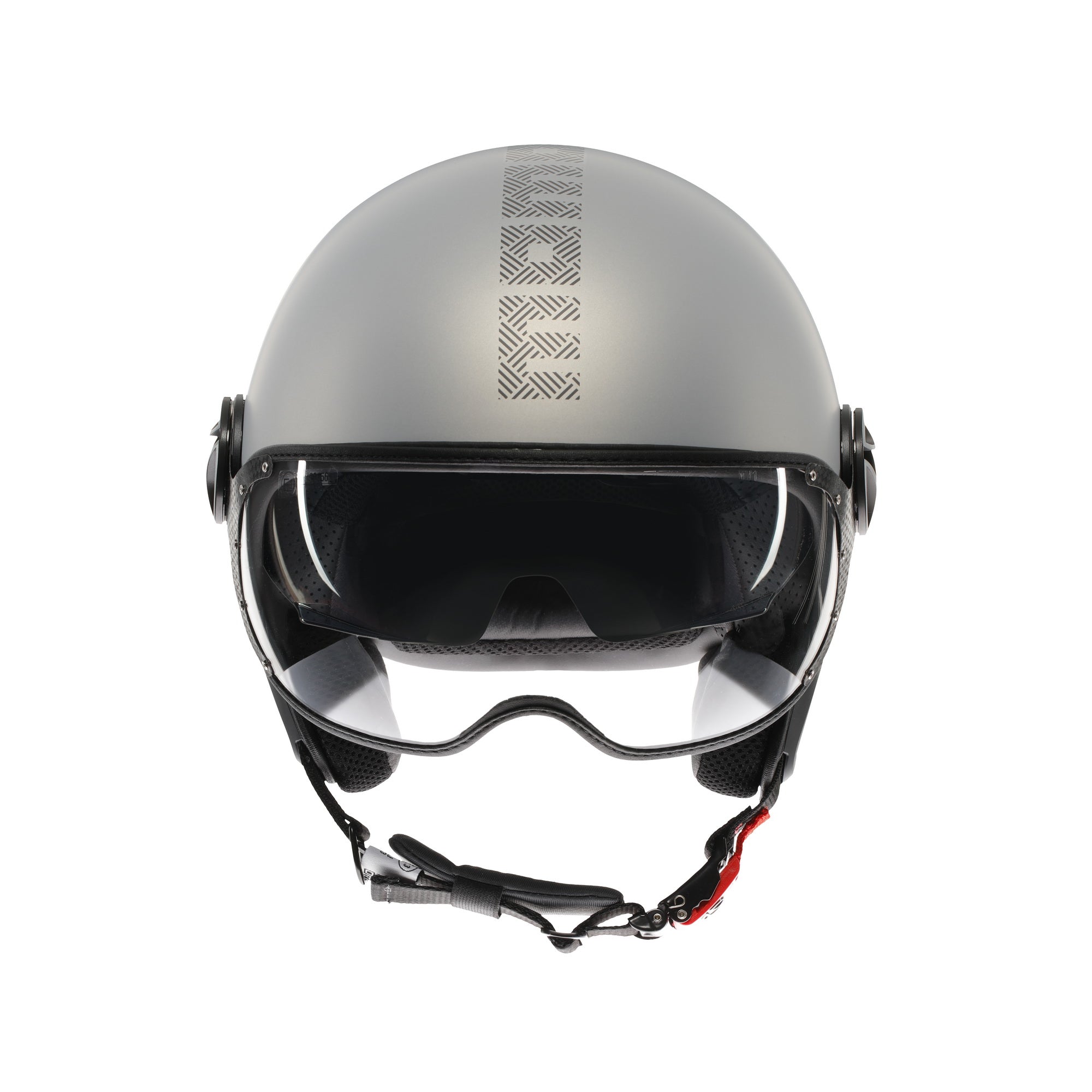 Casco Momo Design FGTR EVO HIP Grigio Opaco Texture Ceruleo - vista principale