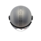 Casco Momo Design FGTR EVO HIP Grigio Opaco Texture Ceruleo - dettaglio