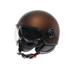 Casco Momo Design FGTR EVO Espresso Opaco Nero - vista laterale