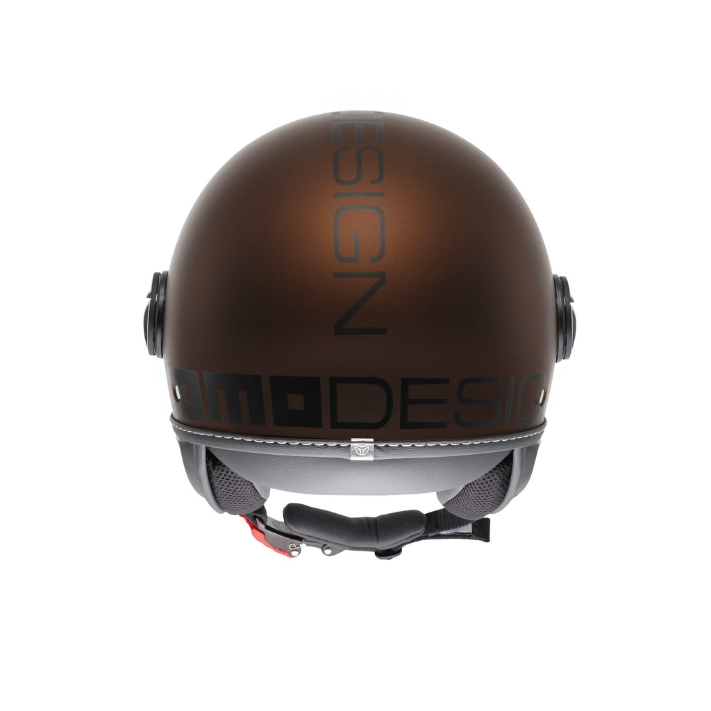 Casco Momo Design FGTR EVO Espresso Opaco Nero - dettaglio visierino solare