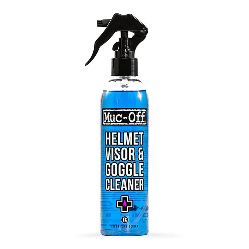Pulitore Casco, Visiera e Maschera Muc-Off Helmet, Visor & Goggle Cleaner 250ml, articolo 53184 — Moon Bike