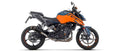 Terminale Pro-Race nichrom Dark per KTM DUKE 125 2024/2026 - Arrow (71972PRN)