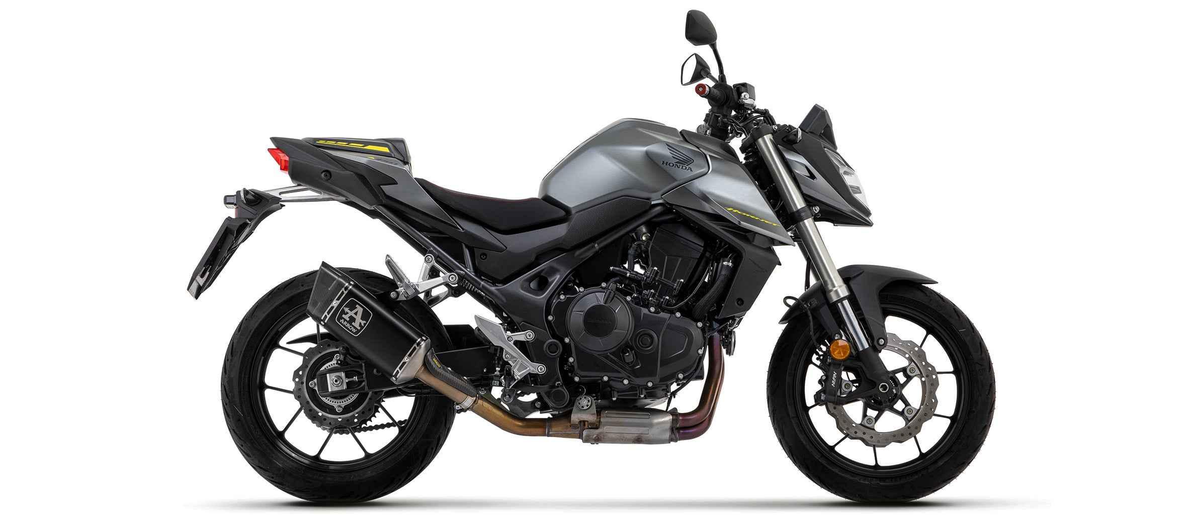 Terminale Pista in titanio Dark per Honda CB 750 Hornet 2023/2024 - Arrow (71508PTN)