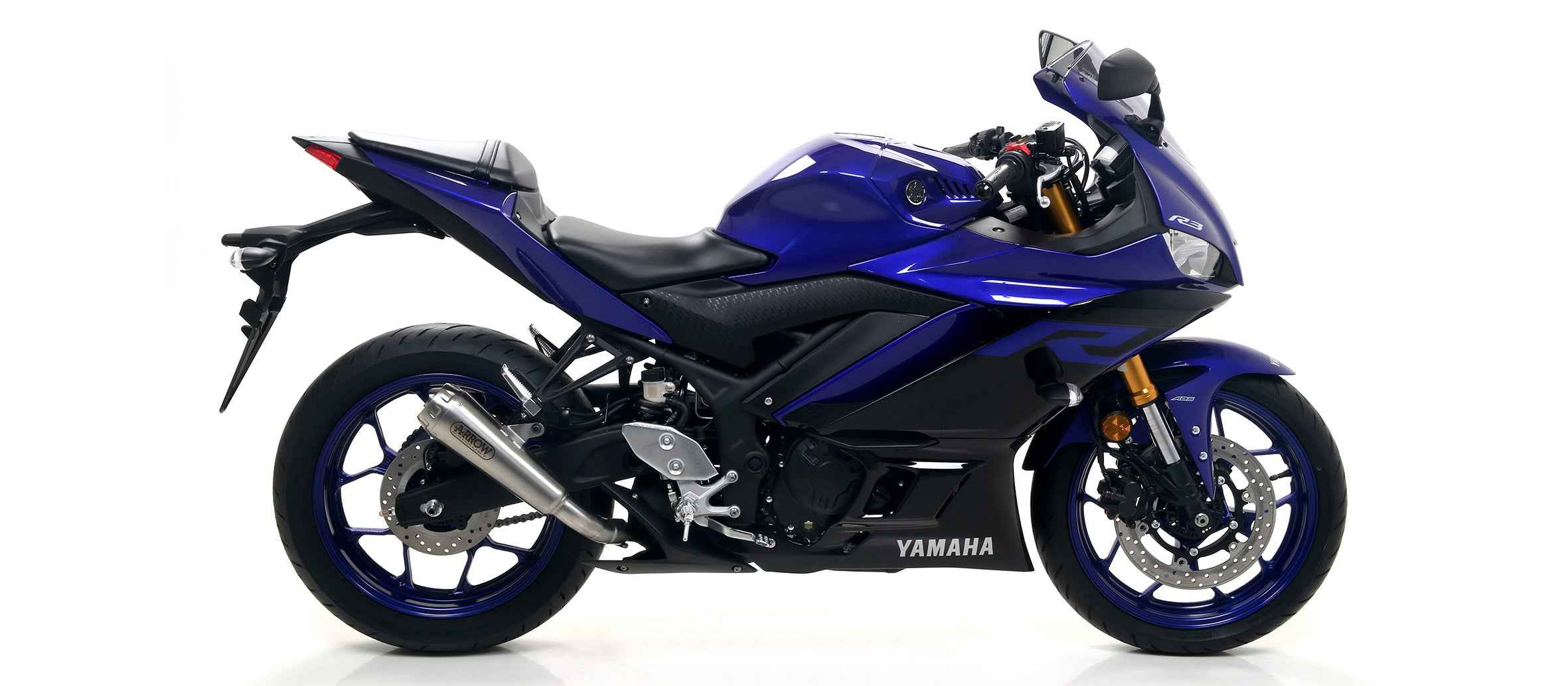 Terminale Pro Race nichrom per Yamaha YZF R3 2019/2020 - Arrow (71894PRI)