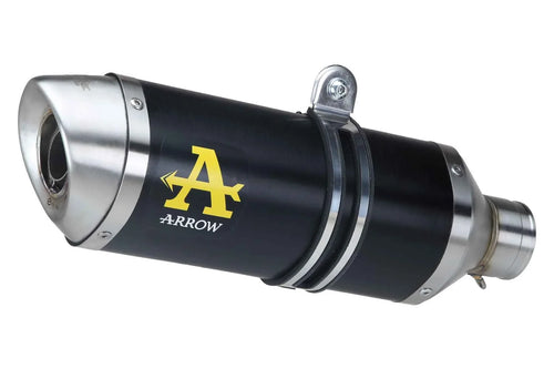 Arrow 71761AON Terminale Street Thunder Alluminio Dark Omologato – Yamaha XJ6 / XJ6 Diversion - Moon Bike - Vista 1