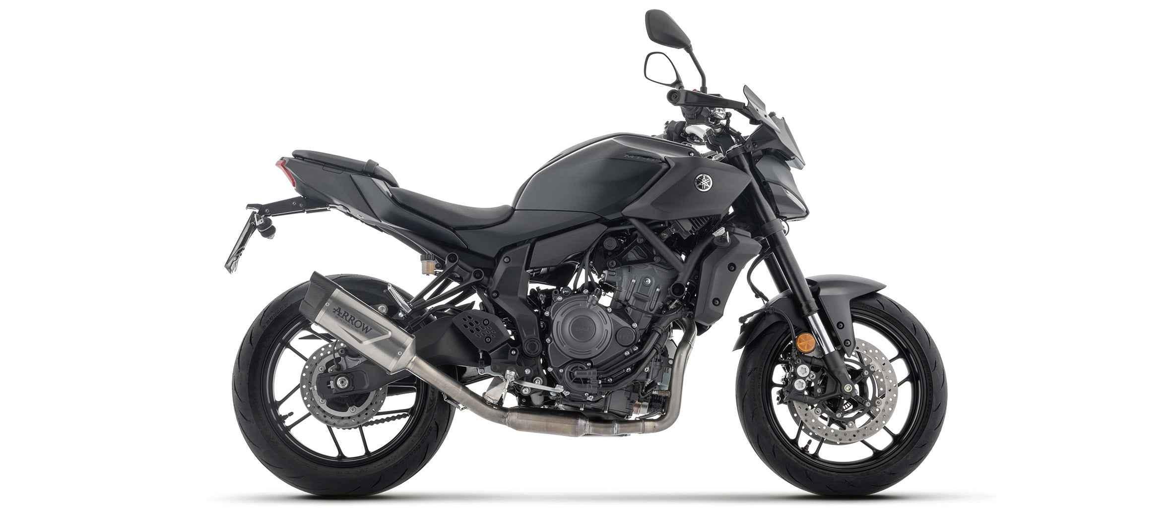 Kit completo omologato con terminale Indy Race EVO in titanio per Yamaha MT-07 2025/2026 - Arrow (71994PK)
