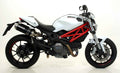 Arrow 71731AON terminali Thunder alluminio Dark Ducati Monster